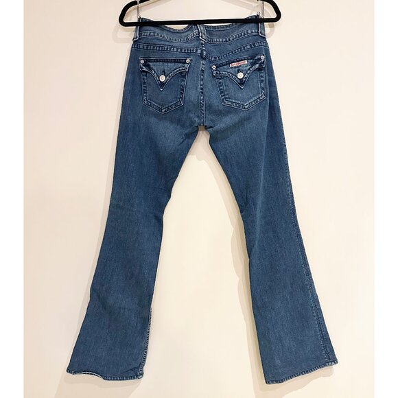 Hudson Jeans Flared Low Rise Denim Womens Size 27 - Picture 3 of 7